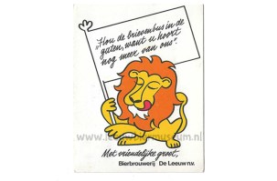 leeuwbier kaart 1969